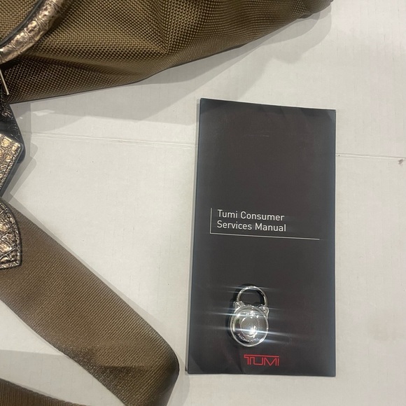 TUMI Carry More Ballistic Nylon and Leather Trim Bag NWT - Picture 8 of 16